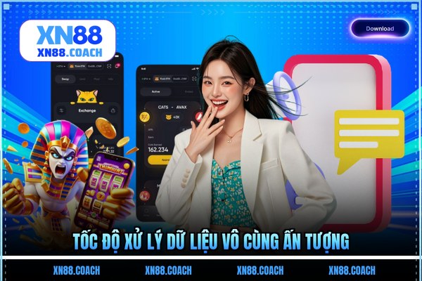 Tốc độ xử lý dữ liệu vô cùng ấn tượng Tốc độ xử lý dữ liệu vô cùng ấn tượng